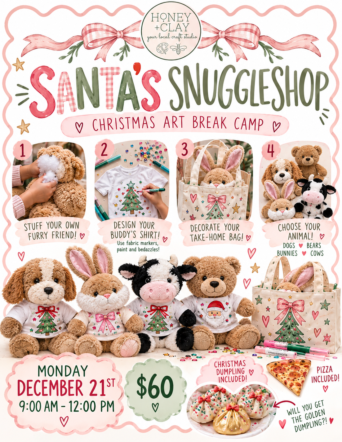 Santa's Snuggleshop 12/21/2026 @ 9:00AM