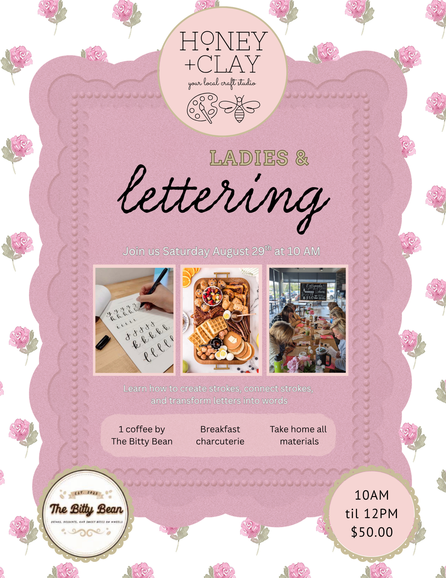 Ladies & Lettering 8/29/2026 @ 10:00AM