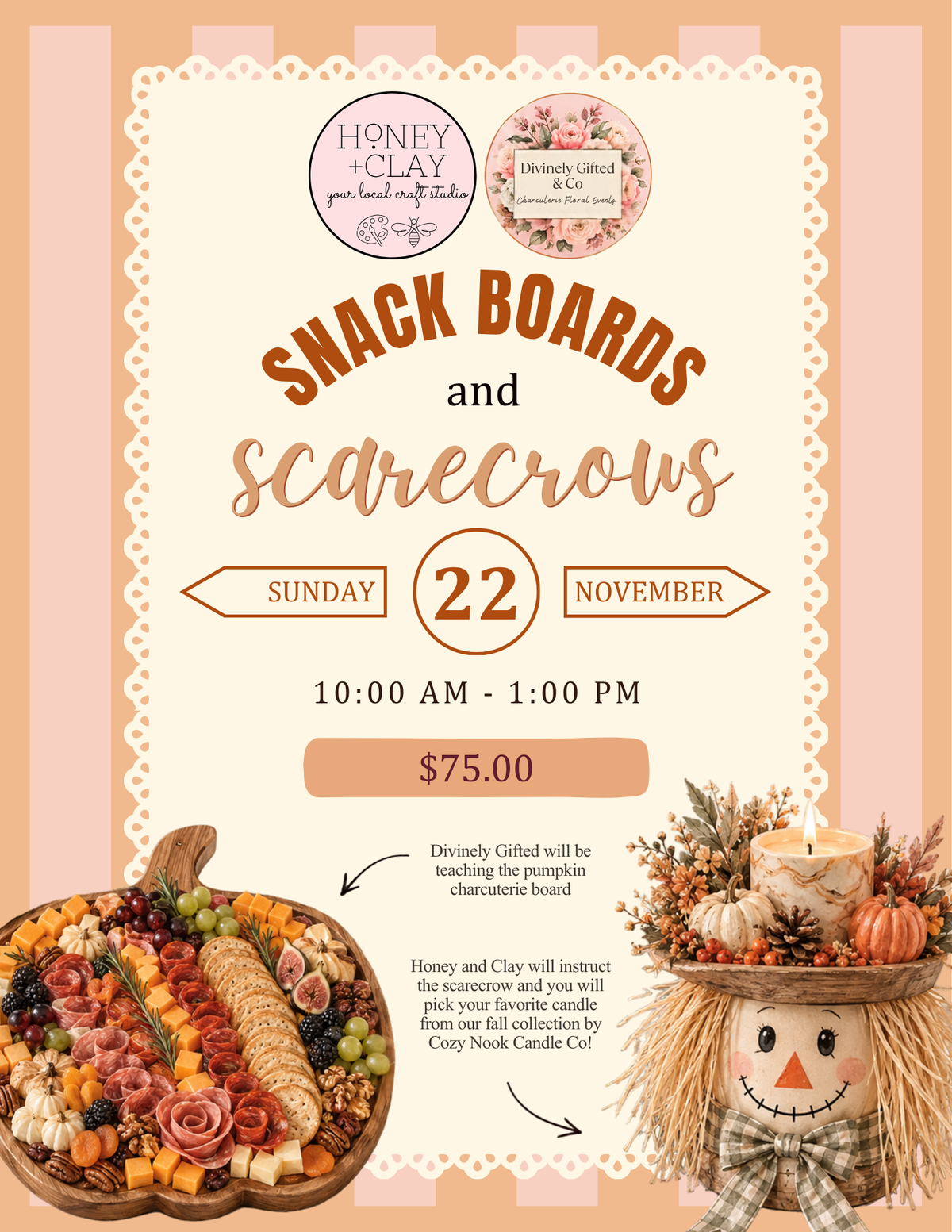 Snacks & Scarecrows 11/22/2026 @ 10:00AM