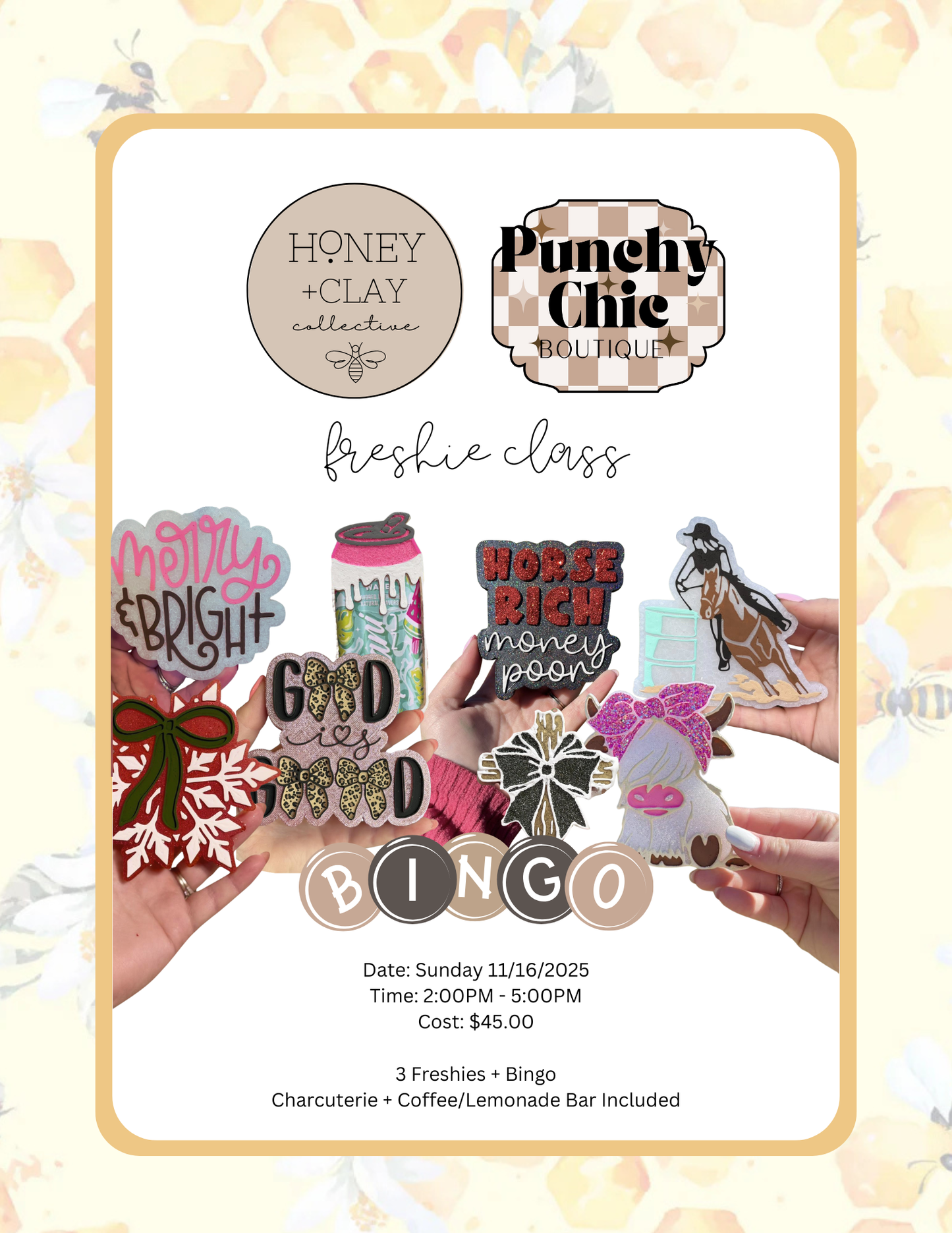 Sunday Freshie Class 11/16/2025 @ 2:00PM