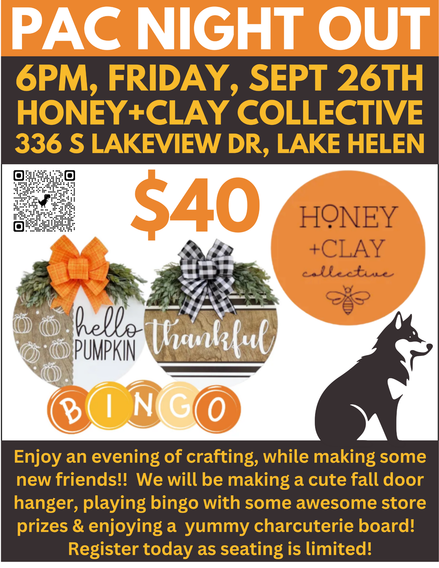 Friday Ivy Hawn PAC Night Out 9/26/2025 @ 6:00PM