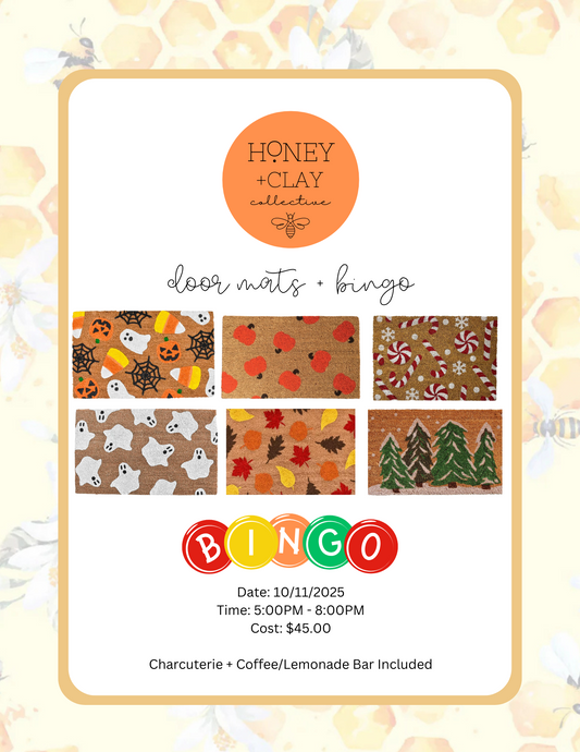 Saturday Door Mats + Bingo 10/11/2025 @ 5:00PM