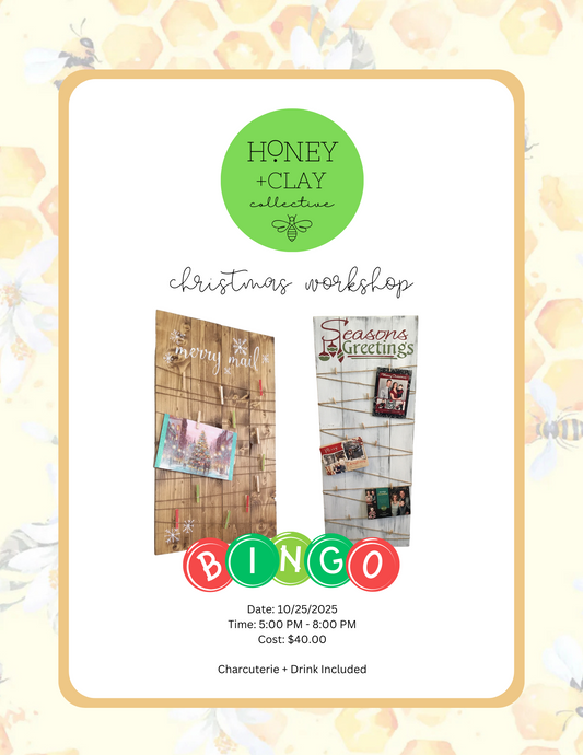 Saturday Christmas Merry Mail Holders + Bingo 10/25/2025 @ 5:00PM