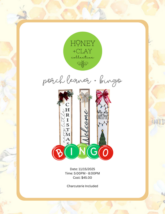 Saturday Porch Leaner + Bingo 11/15/2025 @ 5:00PM