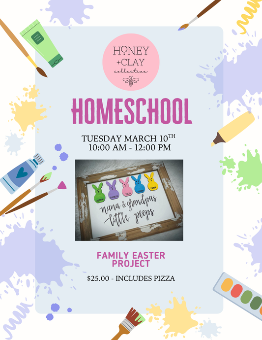 Tuesday March 10th Homeschool Class