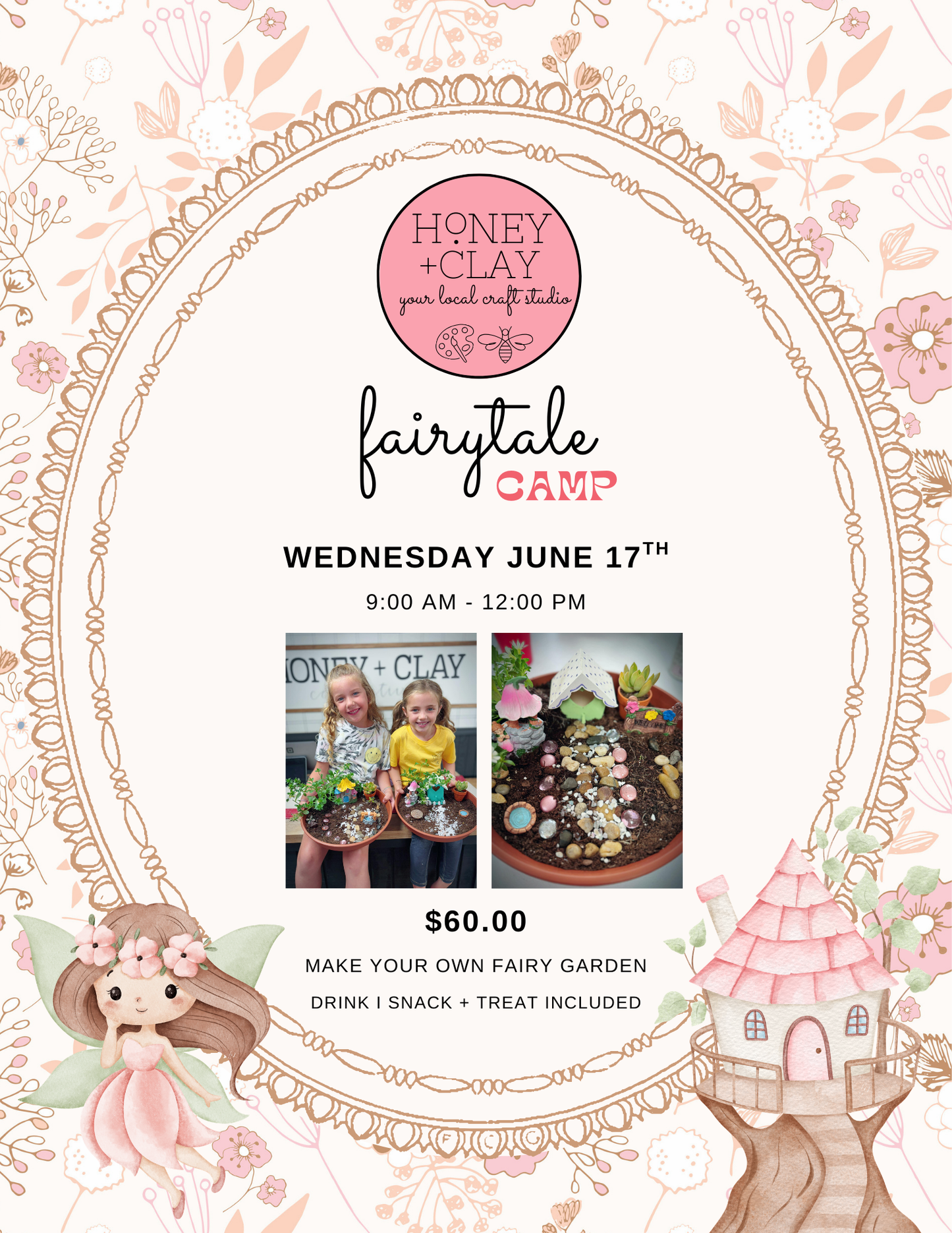 Wednesday Fairytale Art Camp 6/17/2026 @ 9:00AM