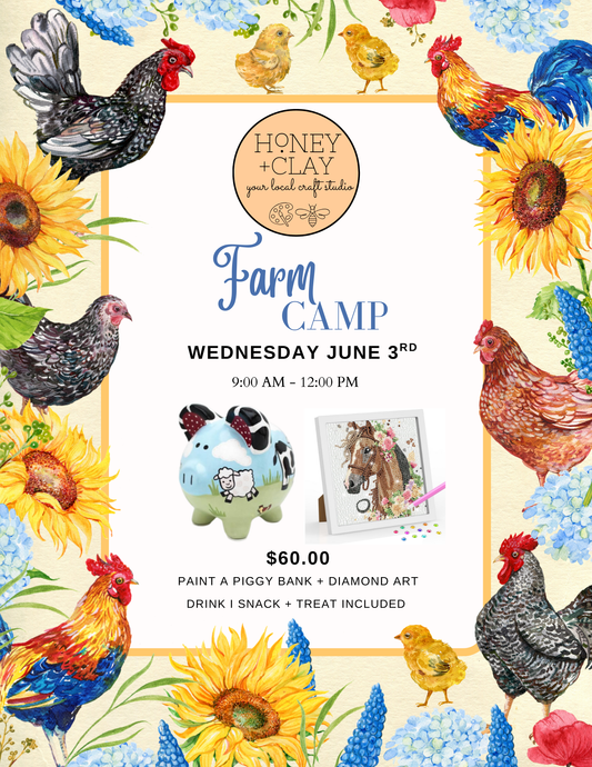 Wednesday Farm Art Camp 6/3/2026 @ 9:00AM
