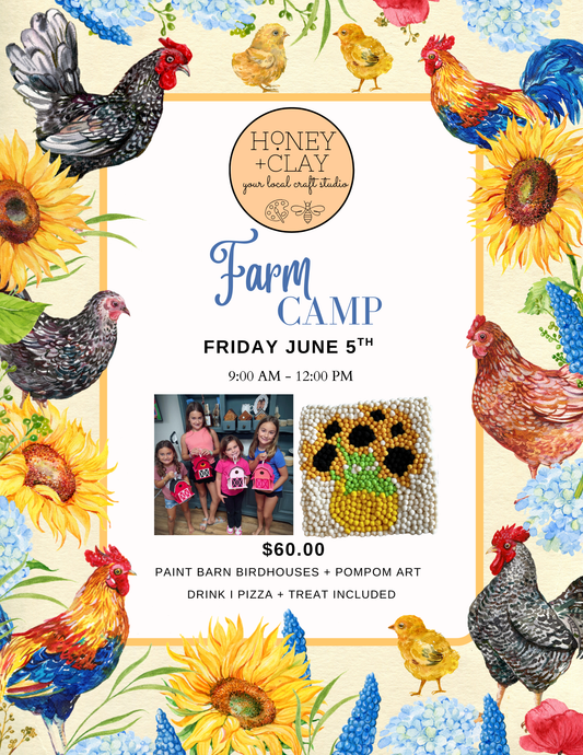 Friday Farm Art Camp 6/5/2026 @ 9:00AM