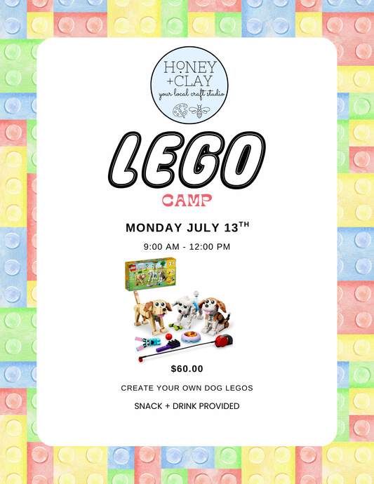 Monday Lego Art Camp 7/13/2026 @ 9:00 AM