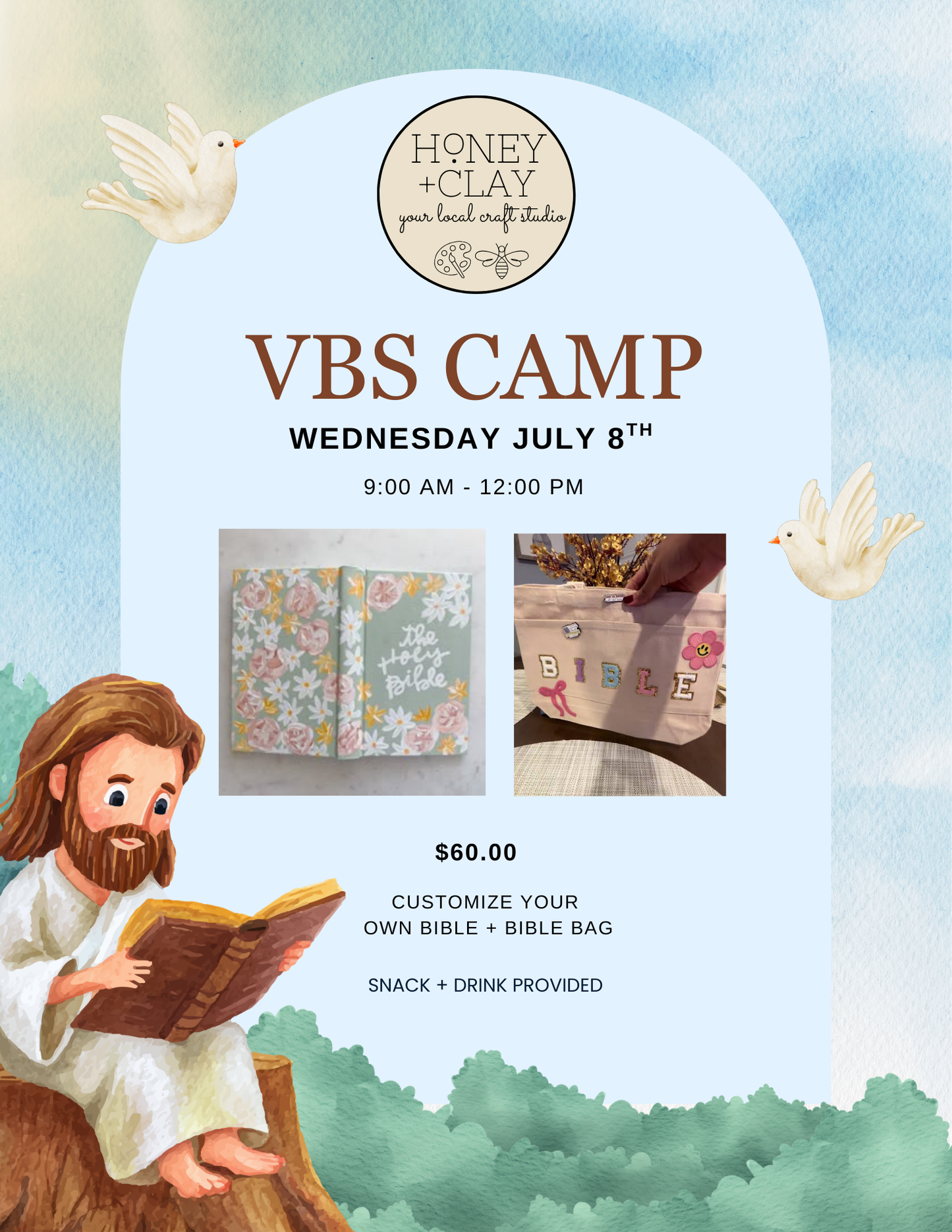 Wednesday VBS Art Camp 7/8/2026 @ 9:00AM