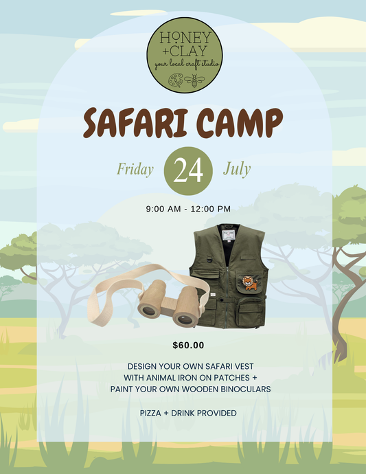 Friday Safari Art Camp 7/24/2026 @ 9:00AM