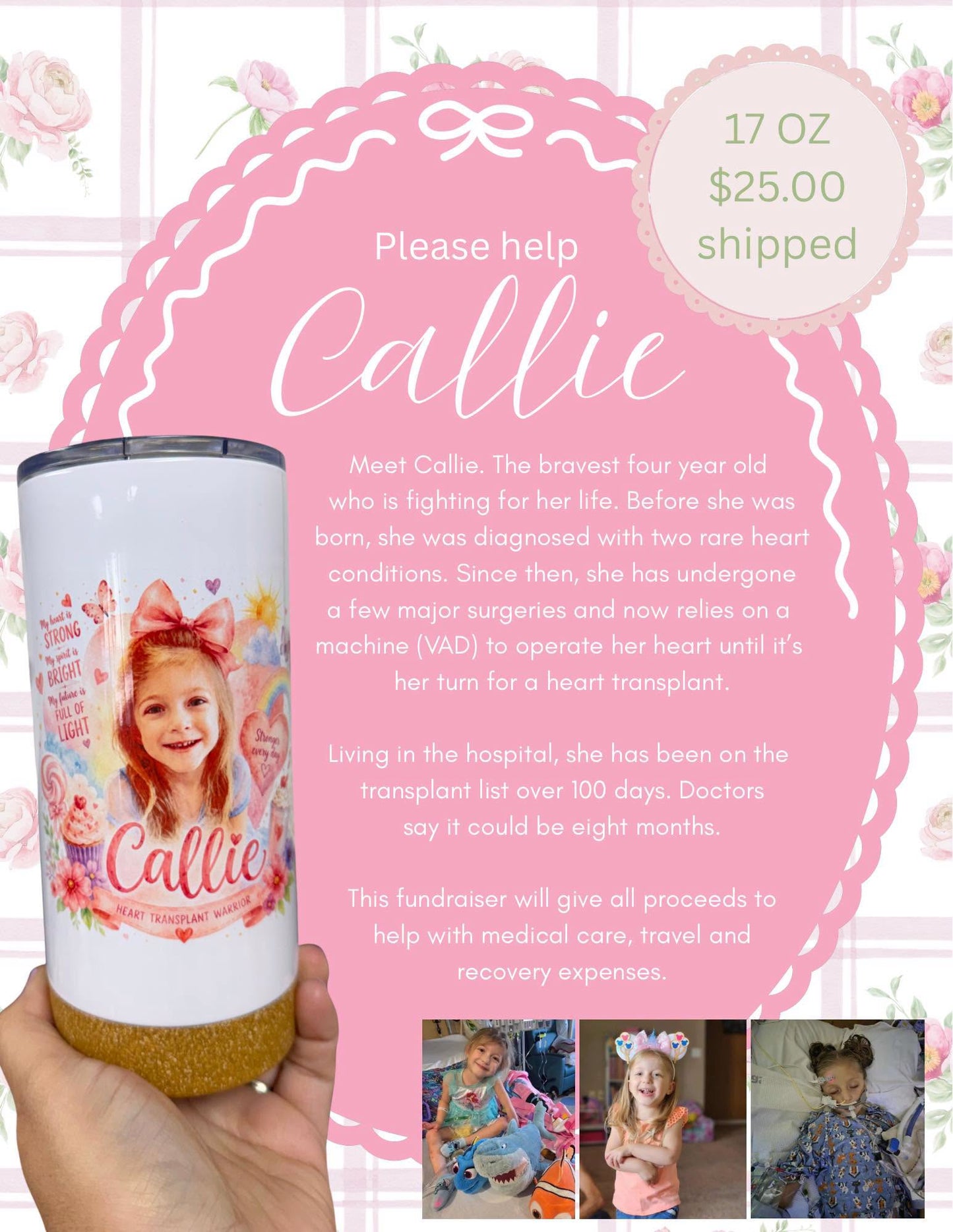17 OZ Callie Tumbler