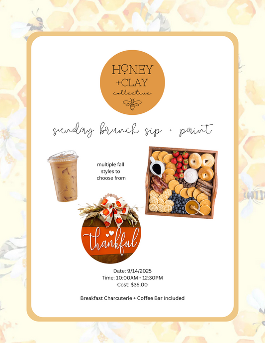 Sunday Brunch Sip and Paint 9/14/2025 @ 10:00AM