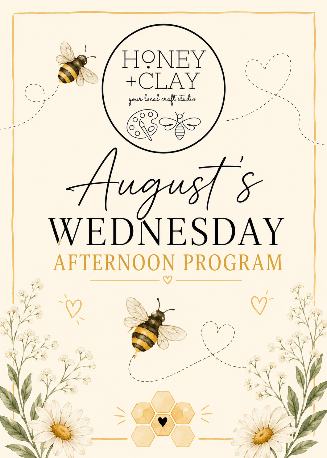 August’s Wednesday Afternoon Program