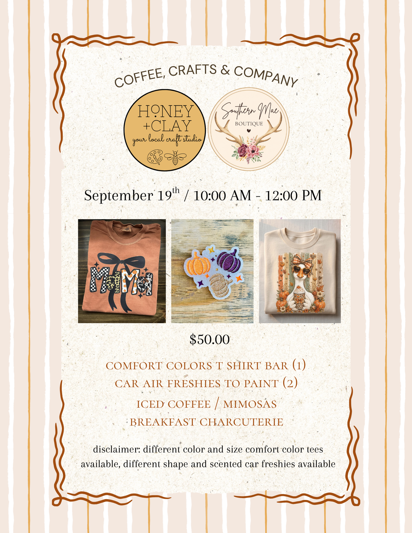 Coffee Crafts & Company 9/19/2026 @ 10:00AM