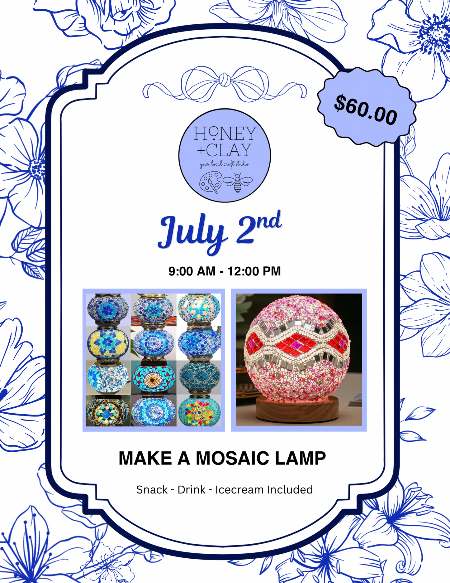 Thursday Mosaic Art Camp 7/2/2026 @ 9:00AM
