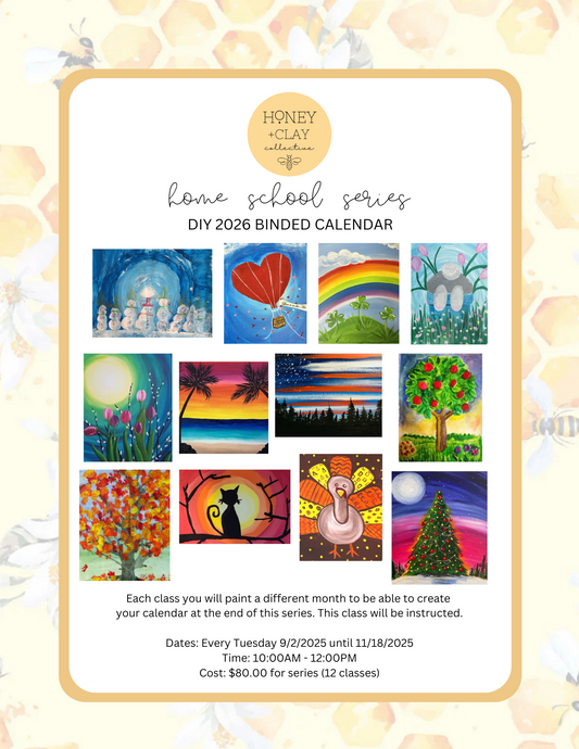 Home School Series - DIY Binded Calendar