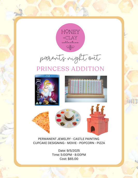 Friday Princess Addition Parent’s Night Out 9/5/2025 @ 5:00PM