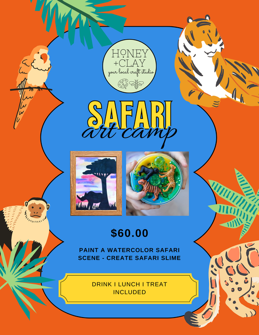 Friday Safari Art Camp 3/13/2026 @ 9:00AM