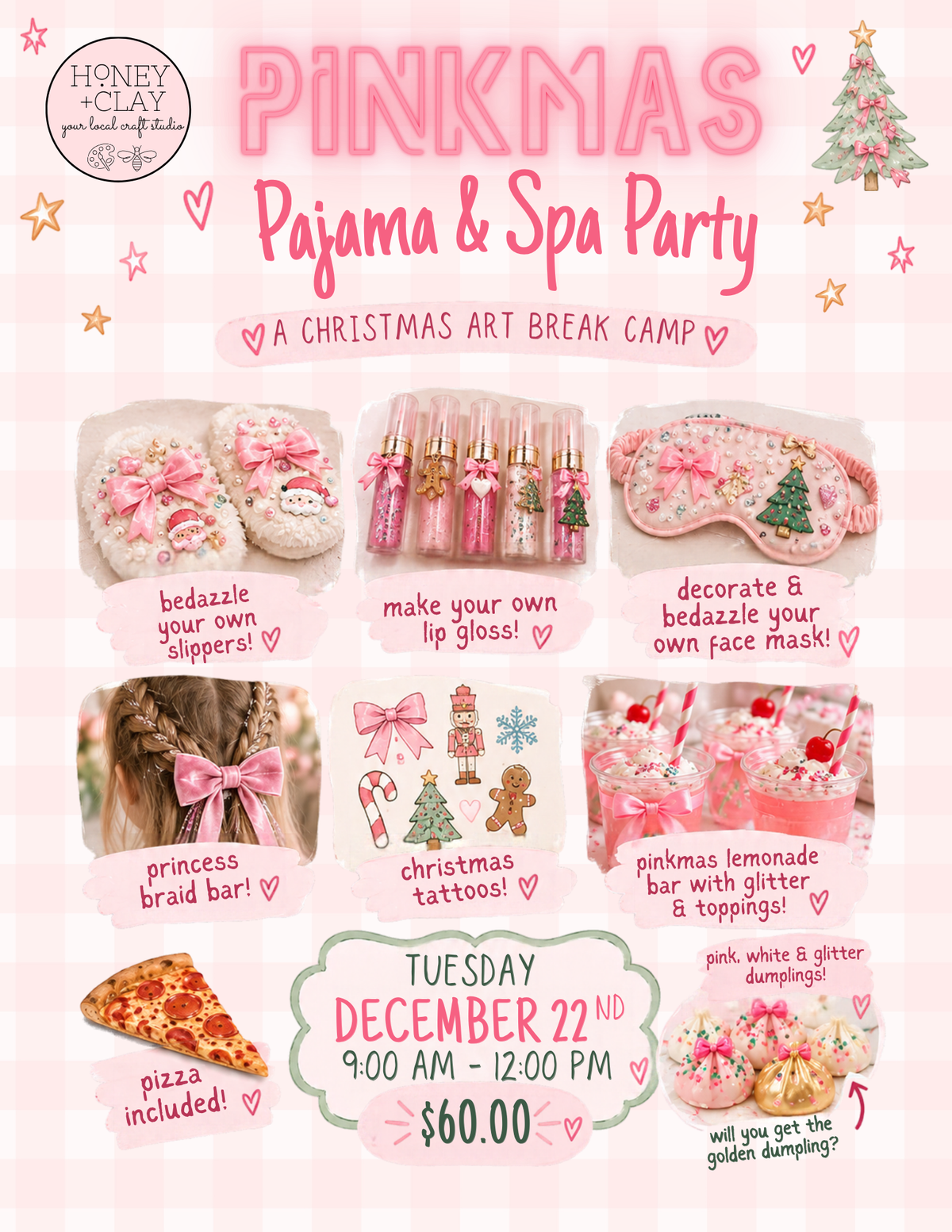 Pinkmas Pajama and Spa Party 12/22/2026 @ 9:00 AM