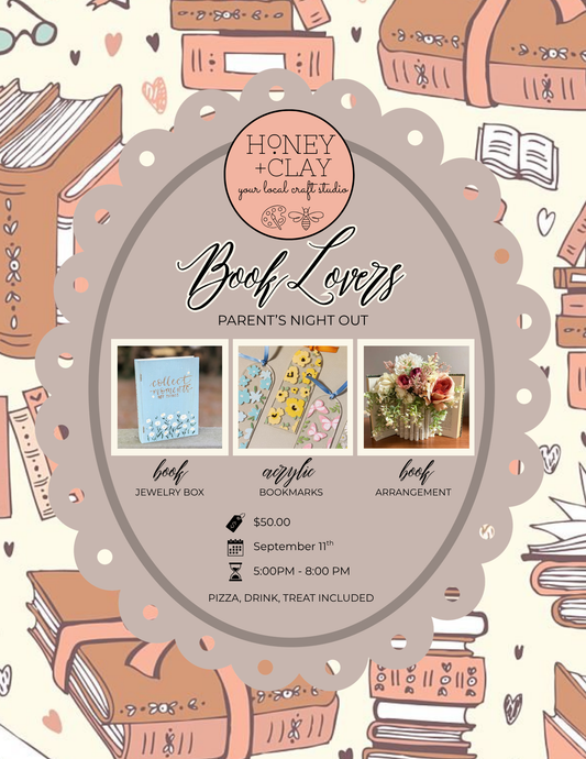 Book Lovers Parent's Night Out 9/11/2026 @ 5:00PM
