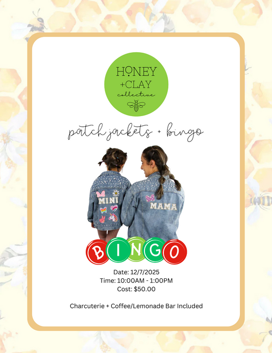 Sunday Patch Jean Jackets + Bingo 12/7/2025 @ 10:00AM