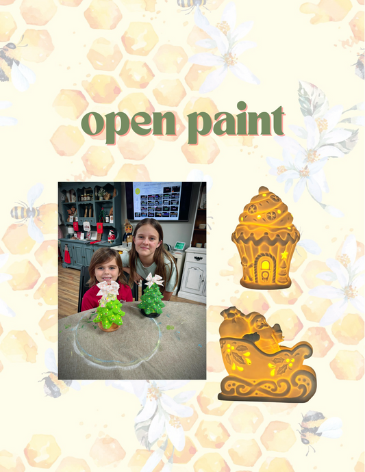 Saturday Morning Open Paint 12/21/2024 @ 11:30AM